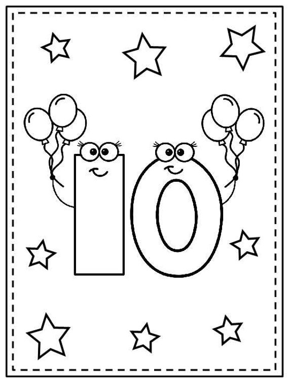 Number writing coloring pages printable coloring pages for kids boys girls download now