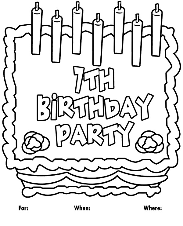 Printable invitation