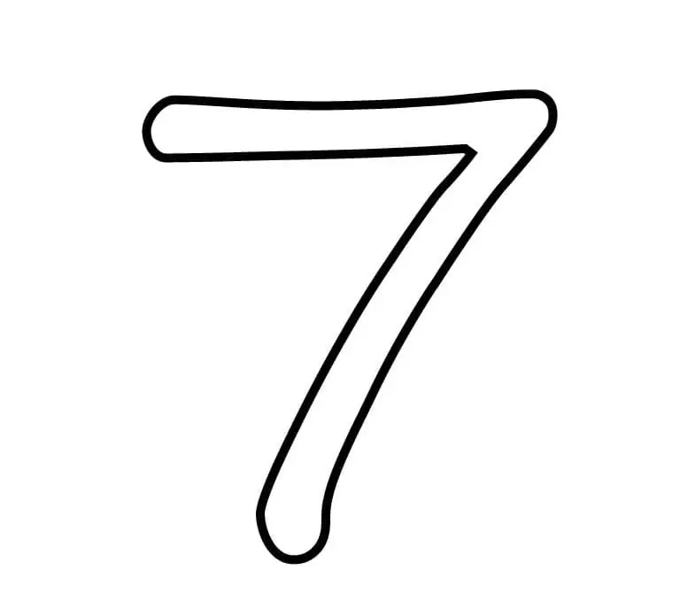 Number malvorlagen