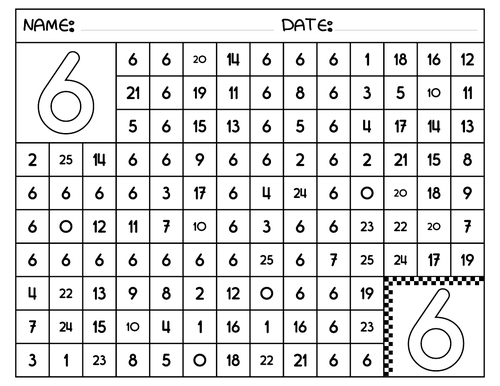 Number maze worksheets color by number number recognition number mazes free teaching resources