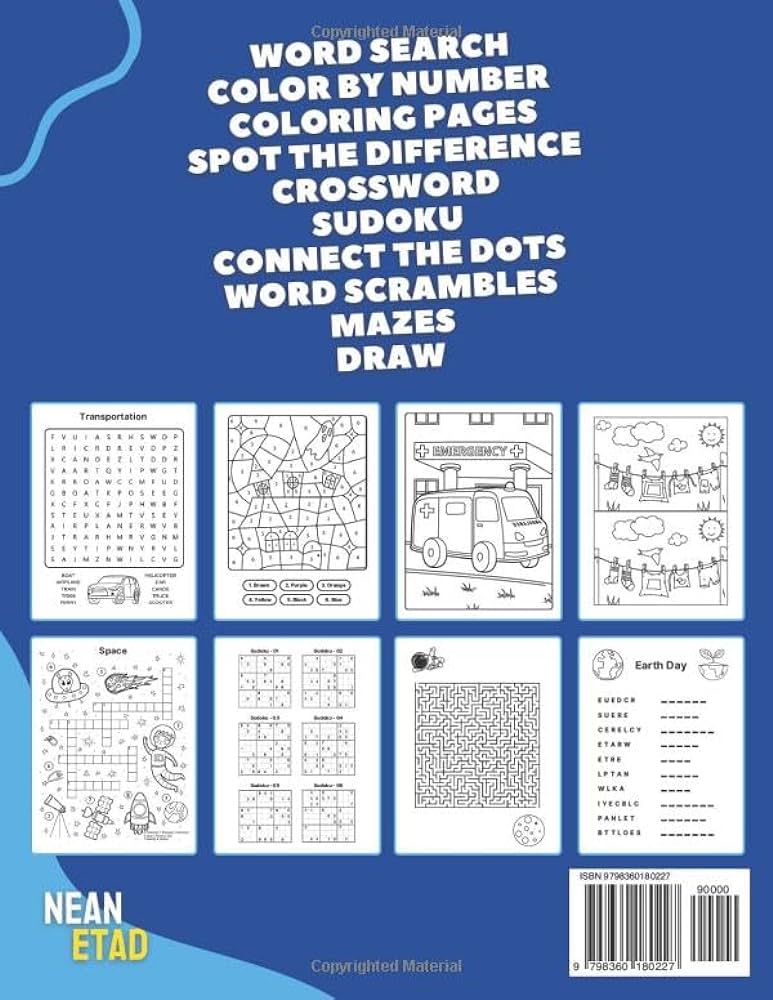 Activity book for
