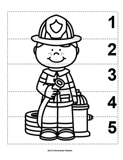Munity helpers number sequence bw puzzles made by teachers munity helpers munity helpers preschool munity helpers preschool activities