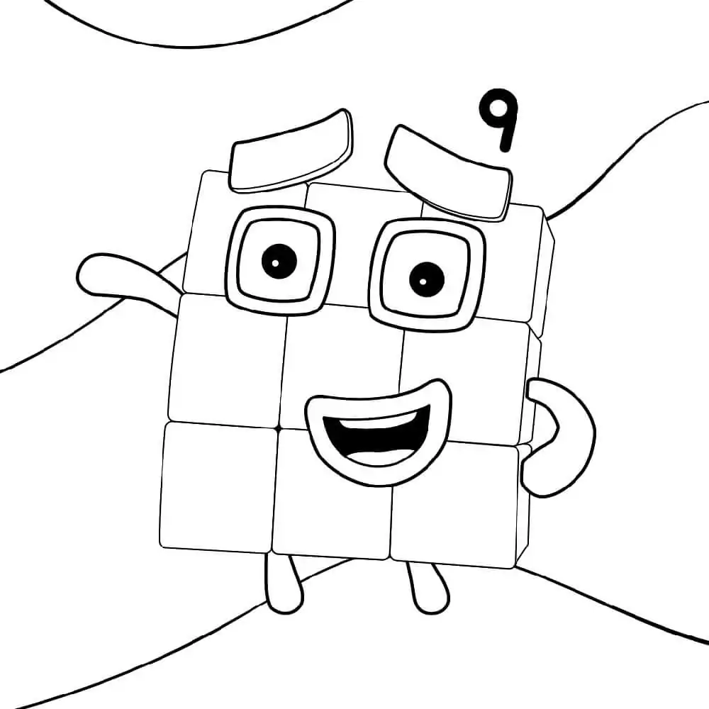 Numberblocks malvorlagen
