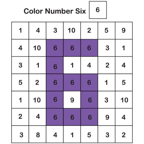 Numbers coloring pages