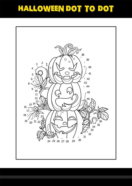 Page color by number halloween images