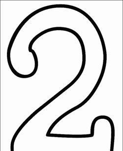 Numbers coloring pages