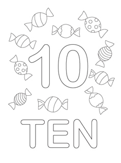 Coloring pages printables number coloring pages