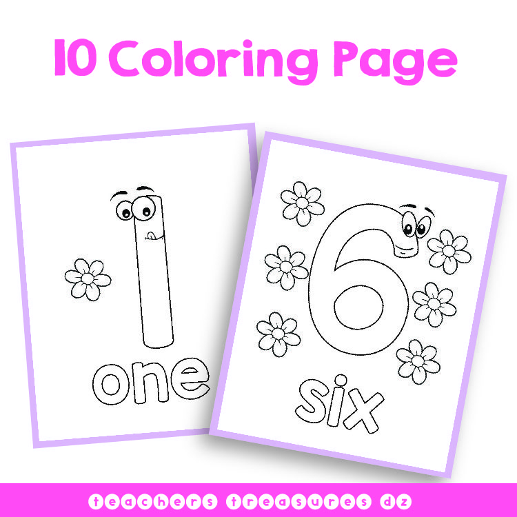 Infants â numbers printable coloring page edit this product
