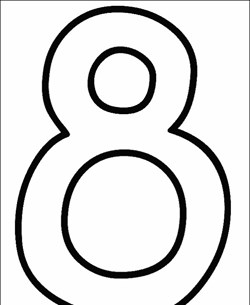 Numbers coloring pages