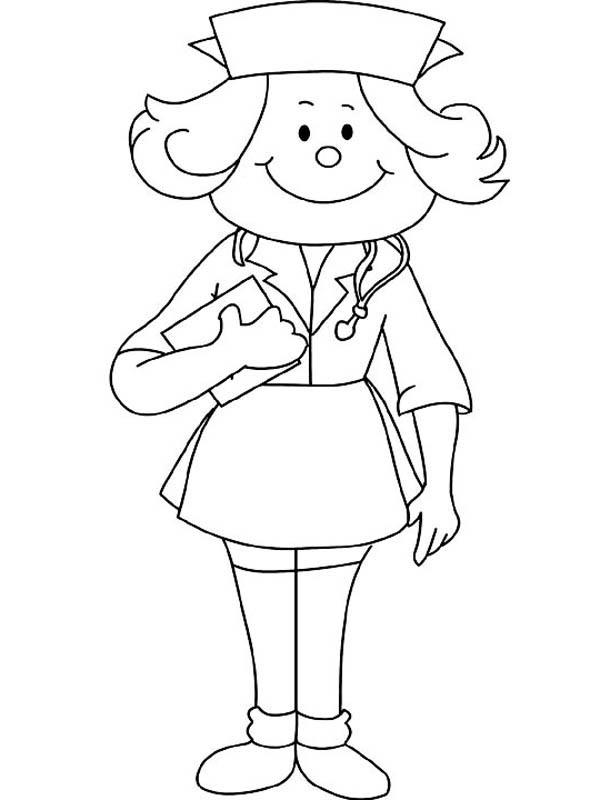 Coloring pages helpful nurse coloring pages