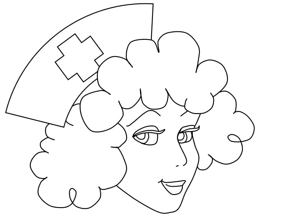 Nurse coloring pages printable for free download