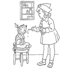 Top free printable nurse coloring pages online