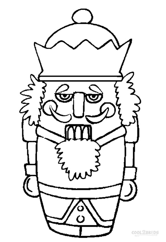 Printable nutcracker coloring pages for kids