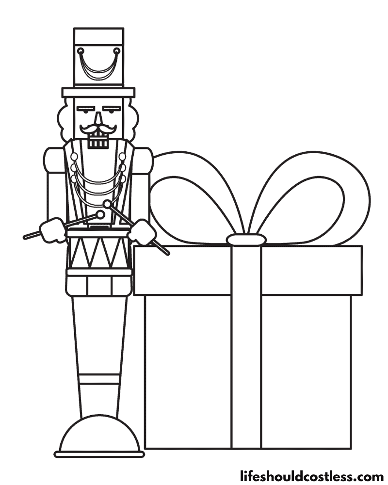 Nutcracker coloring pages free printable pdf templates