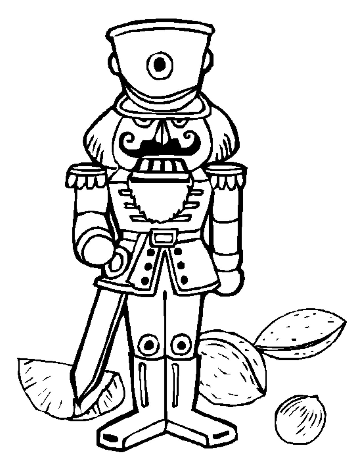 Nutcracker coloring page free christmas coloring pages christmas colors fairy coloring pages