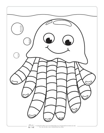 Ocean animals coloring pages for kids