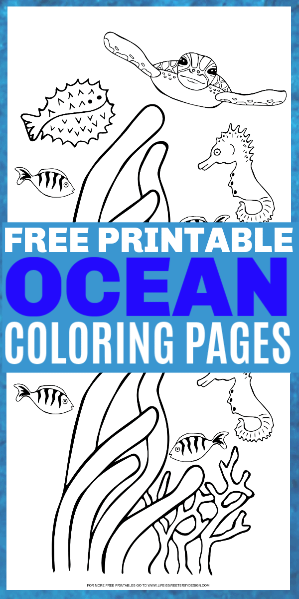 Ocean coloring pages