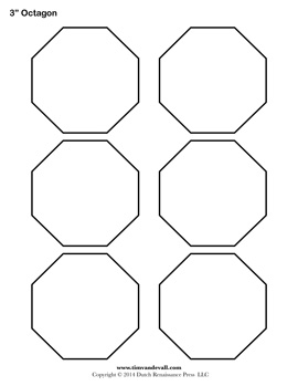 Octagon templates â tims printables