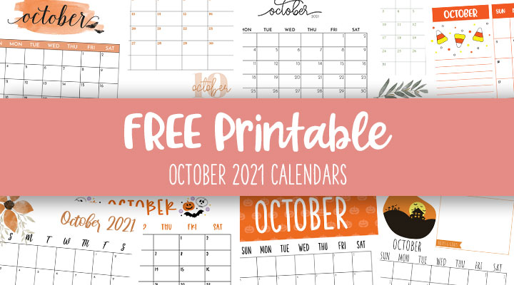 October calendars