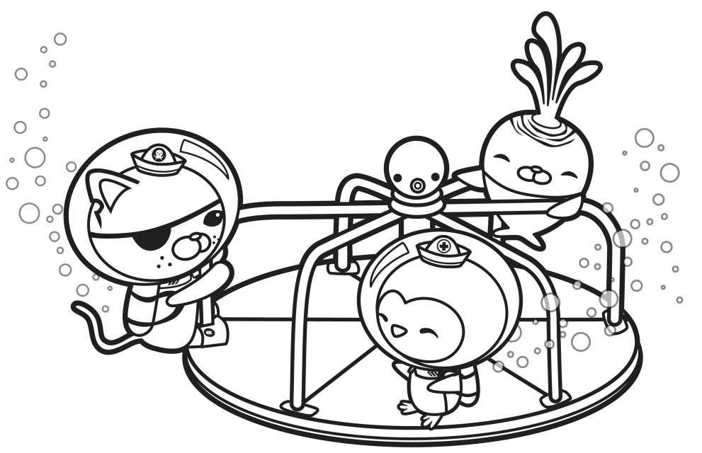 Coloring page the octonauts