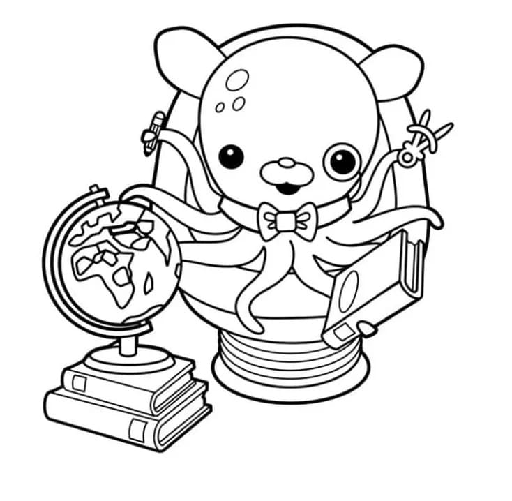 Inkling octonauts coloring page
