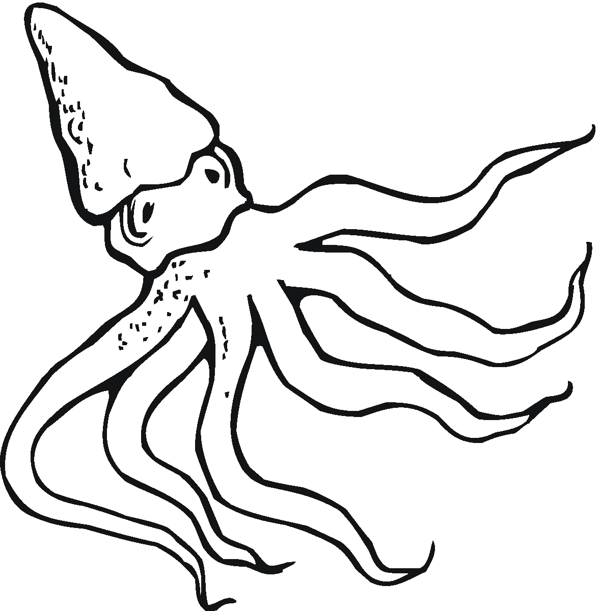 Free printable octopus coloring pages for kids