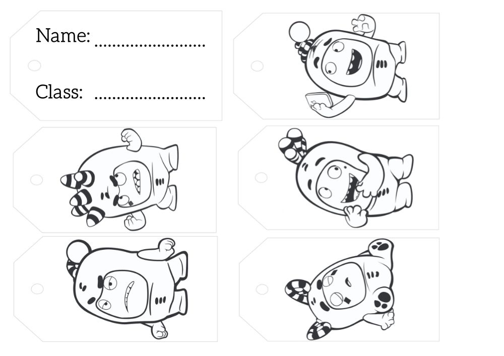 Oddbods bag name label printables mum in the madhouse