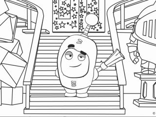 Oddbods coloring book maysalward coloring books pet sheep color