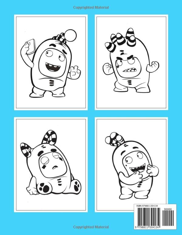 Buy oddbods colorg book amazg drawgs