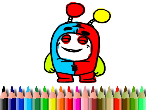 Play bts oddbods coloring book free online