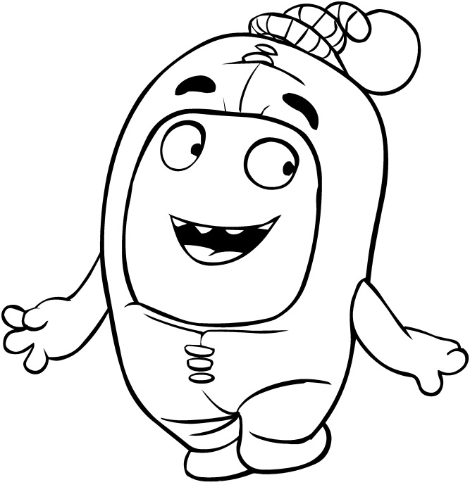 Newt of oddbods fãrbung seite