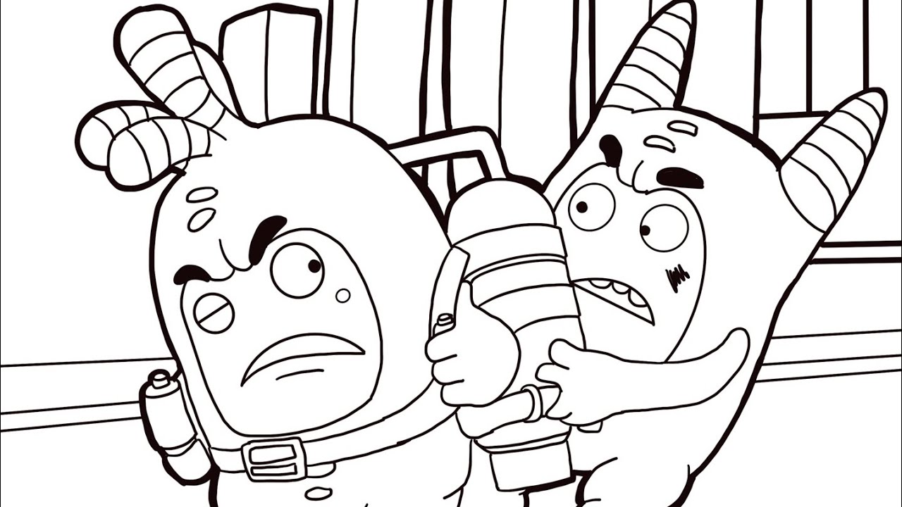 How to draw oddbods oddbods coloringpages oddbods free printable download