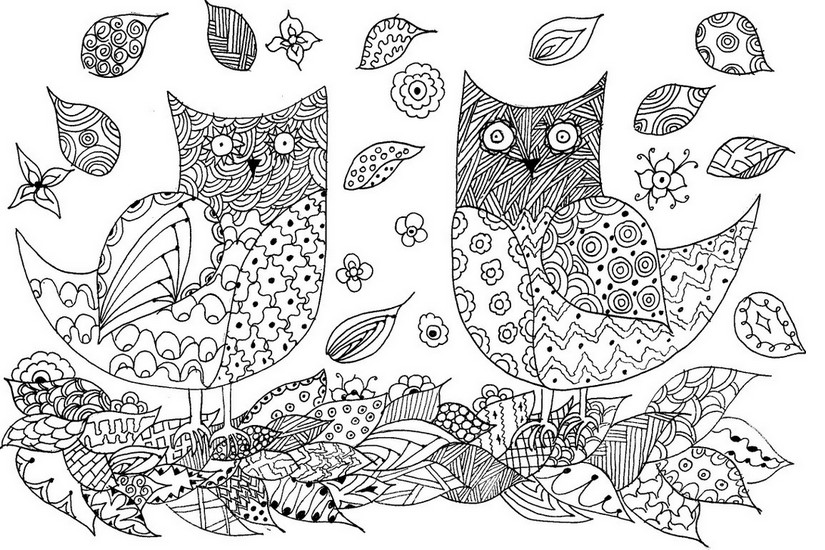 Adult coloring pages animals