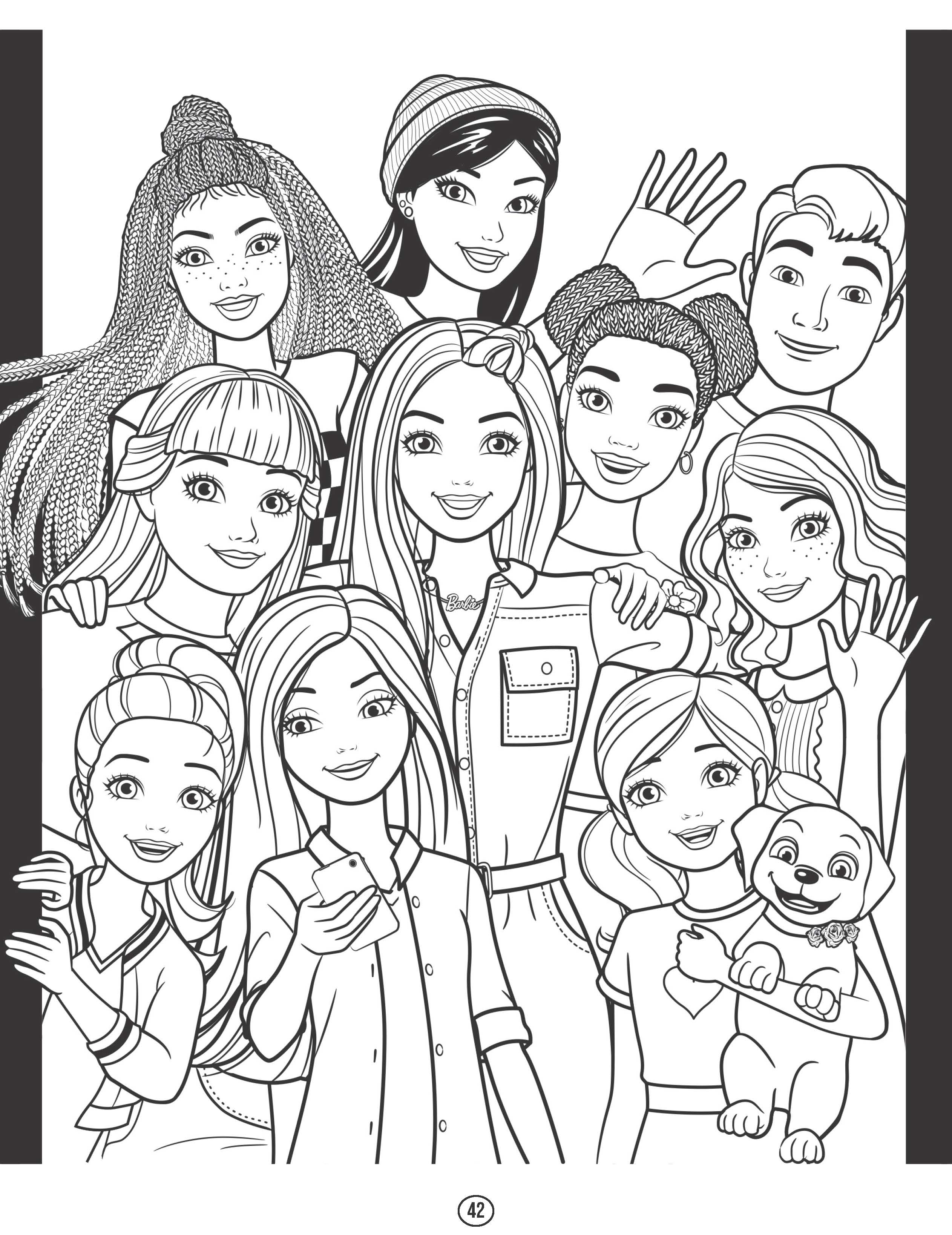 Dreamland publications barbie colourg book â the mom store