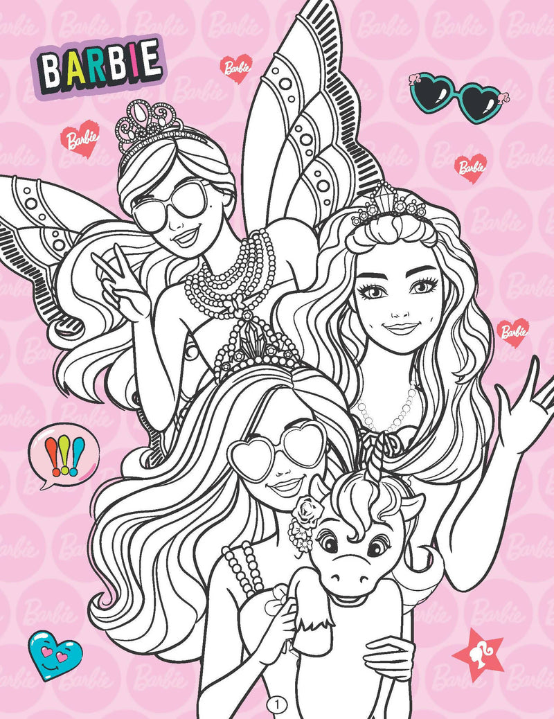 Barbie colouring book dreamland publications