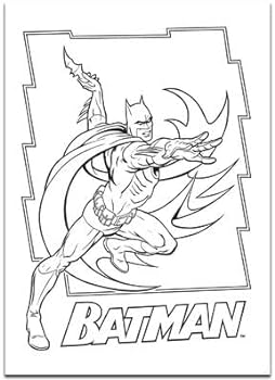 Batman louring book mic book for adults and kids toys games