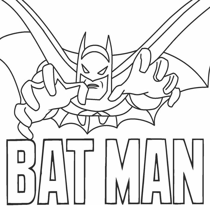 Batman coloring pages