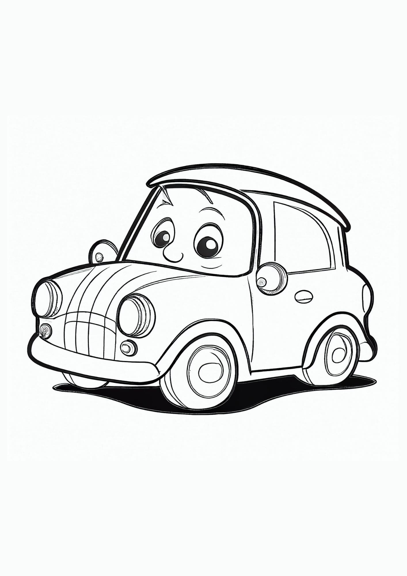 Car coloring pages for free printable