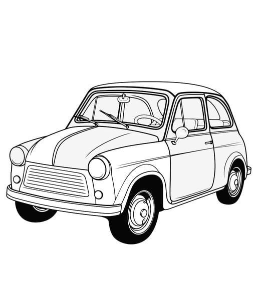 Free printable cars automobiles coloring pages list