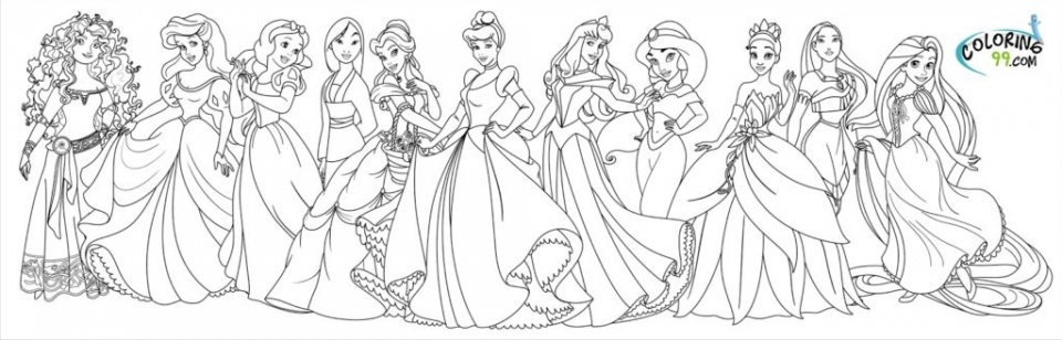 Get this disney princess coloring pages free printable