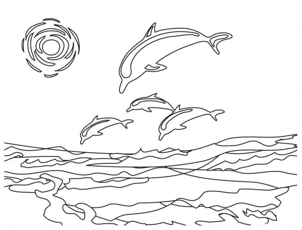 Free printable dolphin coloring pages for kids strand malvorlagen malvorlagen zum ausdrucken ausmalbilder
