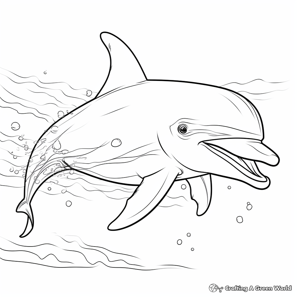 Dolphin coloring pages