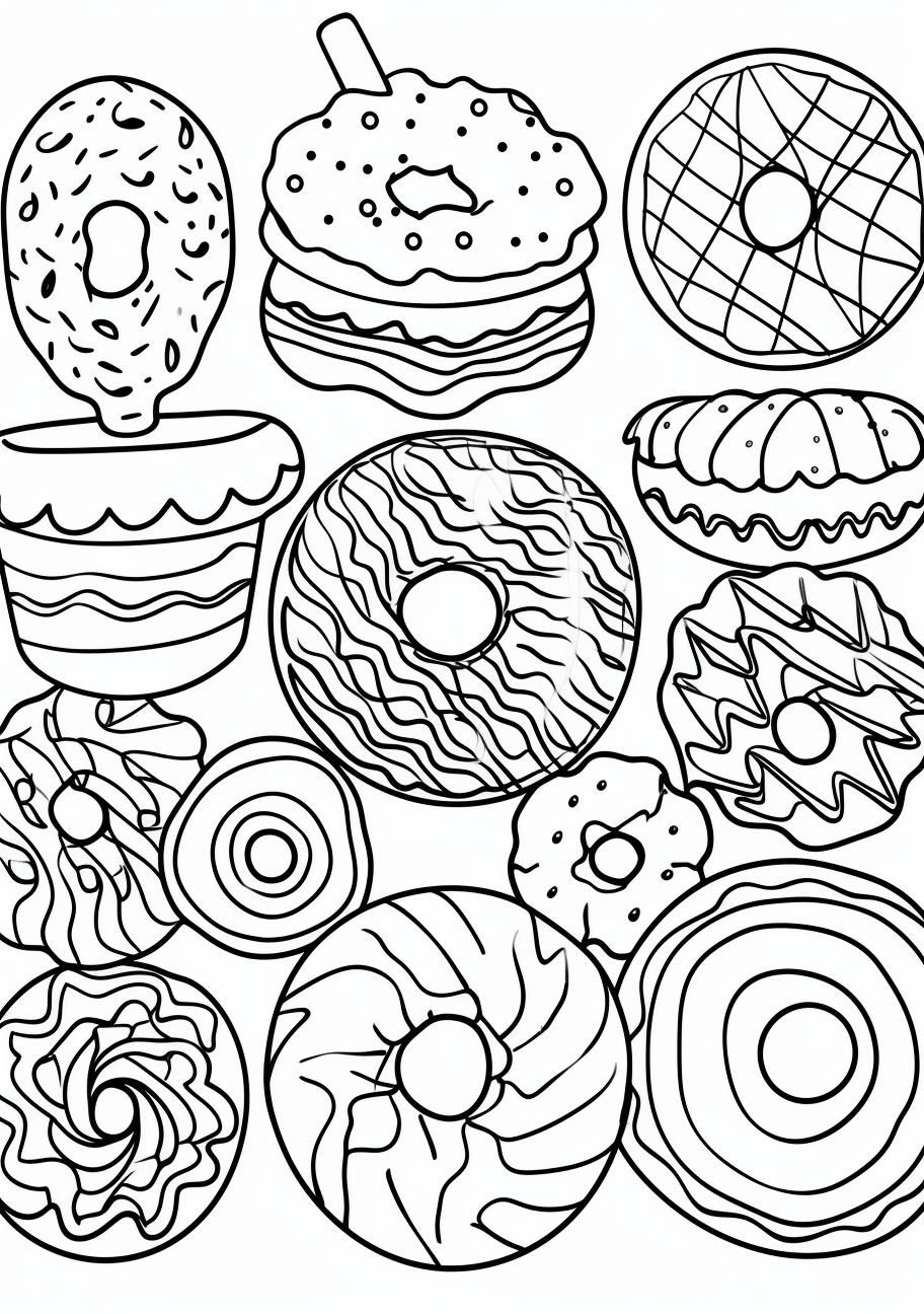 Dessert coloring s