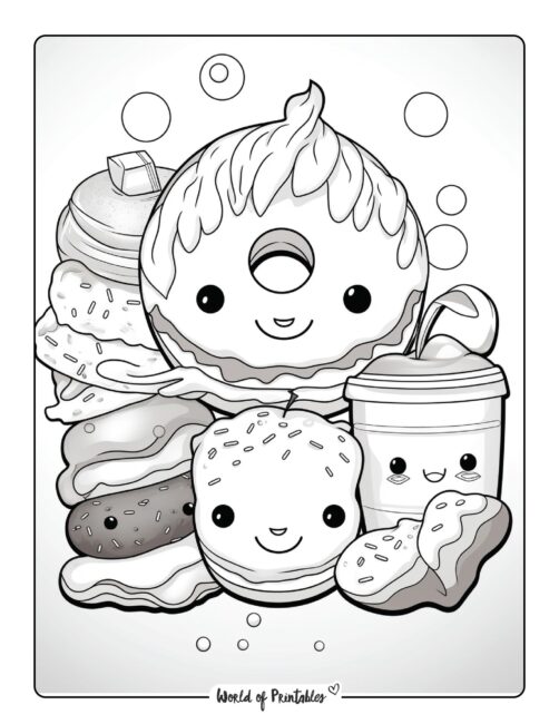 Food coloring pages