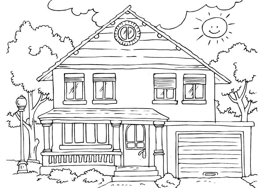 Free printable house coloring pages for kids house colouring pages free coloring pages coloring pages