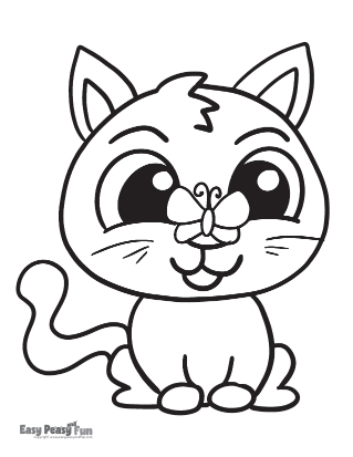 Cat coloring pages
