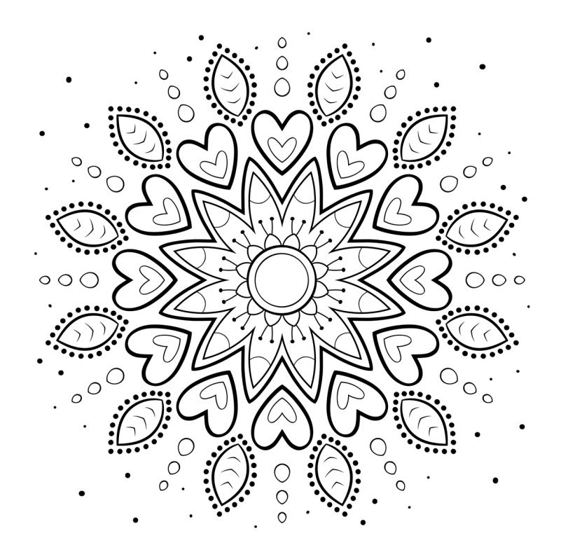 Free printable mandala coloring pages for adults