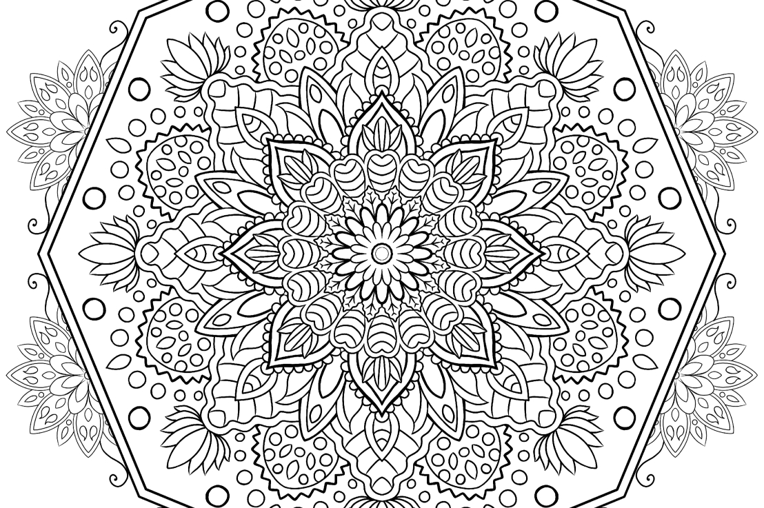 Mandala colouring pages â alphes corner