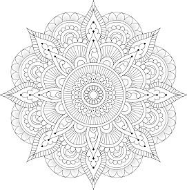 Mandala coloring pages printable for free download