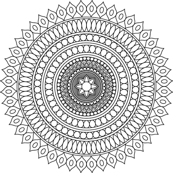 Mandala coloring pages adult coloring sheet printable coloring page grown up coloring printable art color anti